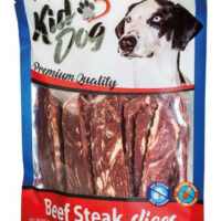 KidDog - KidDog Beef Steak slices - jutalomfalat (marhahús) kutyák részére (250g)