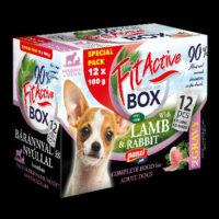 FitActive - FitActive DOG FITABOX Lamb & Rabbit - nedves eledel (bárány