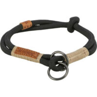 Trixie - Trixie Be Nordic Collar - nyakörv fonott kötélből (fekete/homok) kutyák részére (M:45cm/Ø8mm)