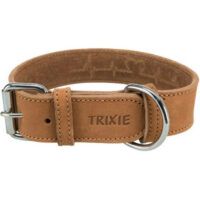 Trixie - Trixie Leather Rustic - bőr nyakörv (barna) kutyák részére (S-M:34-40cm/30mm)