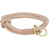 Trixie - Trixie soft rope semi-choke - félfojtó nyakörv (rózsaszín/ világos rózsaszín) kutyák részére (S-M:40cm/Ø10mm)