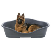 Trixie - Trixie Plastic Bed Sleeper - műanyag fekhely (sötétszürke) kutyák részére  (56x41cm)