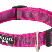JULIUS-K9 - Julius K-9 Color&Gray nyakörv (25mm/39-65cm) pink-szürke CSOMAGOLT