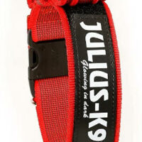 JULIUS-K9 - Julius K-9 Color&Gray nyakörv (50mm/49-70cm) szürke-piros