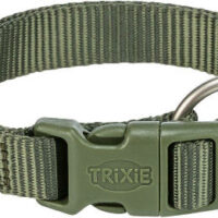 Trixie - Trixie Premium Collar - nyakörv (olívazöld) kutyák részére (XXS-XS) 15-25cm/10mm