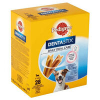 Pedigree - Pedigree DentaStix 5-10kg - jutalomfalat (fogtisztító) Kistestű kutyák részére 4x (7db/110g)28db mini
