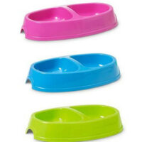 SAVIC - Savic Picnic Twin - Dupla tál (vegyes színekben) 2x0.4l (30.5x17cm)