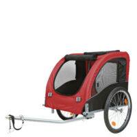 TRIXIE - Trixie Bicycle Trailer for Dogs - felszerelés (kerékpárra szerelhető utánfutó) M (63x68x75) max:22 kg