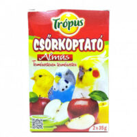 TRÓPUS - Trópus csőrkoptató - ízesített (alma) díszmadarak részére (2x35g)
