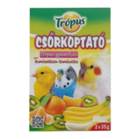 TRÓPUS - Trópus csőrkoptató - ízesített (trópusi gyümölcs) díszmadarak részére (2x35g)