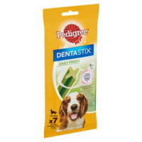 Pedigree - Pedigree DentaStix Daily Fresh 10-25kg - jutalomfalat (fogtisztító