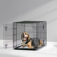 SAVIC - SAVIC Dog Cottage - ketrec (fekete) kutyák részére (76x49x55cm)