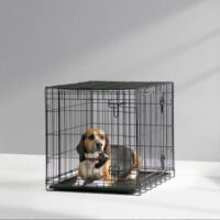 SAVIC - SAVIC Dog Cottage - ketrec (fekete) kutyák részére (91x57x62cm)