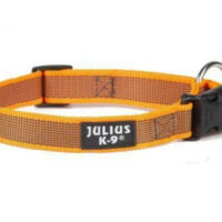 JULIUS-K9 - Julius K-9 Color&Gray nyakörv (20mm/27-42cm) UV-narancs-szürke