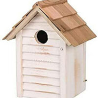 TRIXIE - Trixie Nesting Box - fészkelő odú (fehér) vadmadarak részére (Ø3.3cm) 15X24X15cm