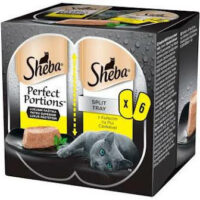 Mars-Nestlé - Sheba Perfect Portions - alutálkás (pástétom csirkével) macskák részére (6x37.5g) 225g