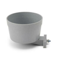 SAVIC - Savic Crock Giant - itatótál (szürke) ketrecre rögzíthető (15x15x18cm)