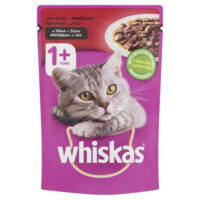 Mars-Nestlé - Whiskas Adult Beef 1+ - Nedves eledel (marha-