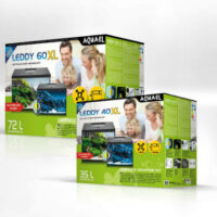 Aqua-el - AquaEl Leddy Day & Night 40 black XL - akvárium szett (fekete) 35l/41x25x35cm