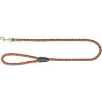 TRIXIE - Trixie Cavo Leash - fonott póráz - rozsda/grafit - (S-M) Ø12mm/1m