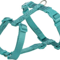 TRIXIE - Trixie Premium H-harness - hám kutyák részére (L-XL) 75-120cm/25mm aqua