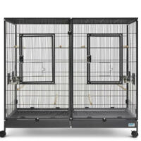 SAVIC - SAVIC Tasmania 120 - anthracite 120x65x107cm kalitka madaraknak