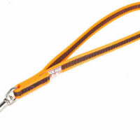 JULIUS-K9 - B:JK9 Color & Gray - Gumis póráz narancs-szürke 14 mm/ 45cm fogóval