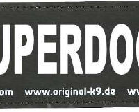 JULIUS-K9 - B:Julius K9-SUPERDOG felirat hámhoz kutyák részére