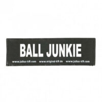 JULIUS-K9 - B:Julius K9- felirat BALL JUNKIE hámhoz kutyák részére