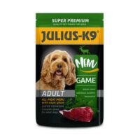 JULIUS-K9 PETFOOD - Julius-K9 Dog Adult Game - nedveseledel (vadas) felnőtt kutyák részére (125g)