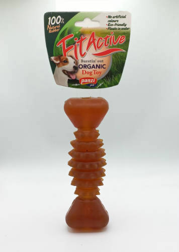 FitActive - Fitactive natúr gumijáték studded csont M FitActive - Fitactive natúr gumijáték studded csont M