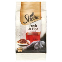 Mars-Nestlé - Sheba Húsos - alutasakos felnőtt macskák részére (6x50g)