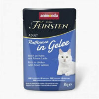 Animonda - Animonda Vom Feinsten Adult (Raffinesse in Jelly) alutasakos csirke+lazac - Felnőtt macskák részére (85g)