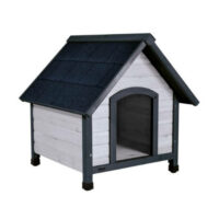 TRIXIE - Trixie Natura Dog Kennel - kutyaház (szürke) sátortetős (M-L) 83x87x101cm