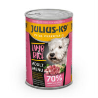 JULIUS-K9 PETFOOD - JULIUS-K9 DOG Lamb&Rice konzerv (bárány&rizs) 1230g