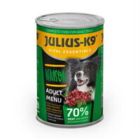 JULIUS-K9 PETFOOD - JULIUS-K9 DOG Venison konzerv (vad) 1230g