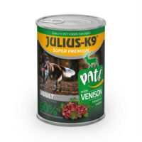 JULIUS-K9 PETFOOD - JULIUS-K9 DOG Venison konzerv (vad) 400g