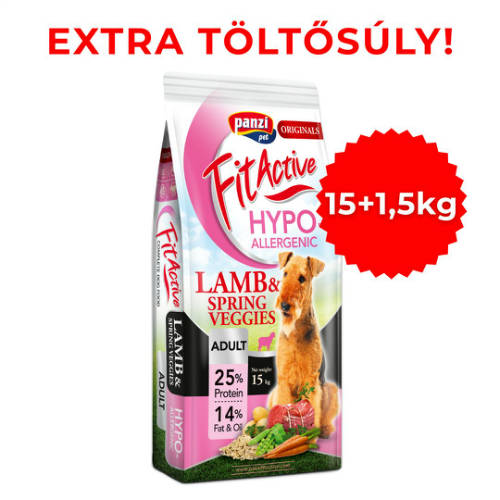 FitActive - Akciós Túltöltött FitActive ORIGINALS ADULT HYPOALLERGENIC Lamb&Spring Veggies (bárány&tavaszi zöldségek) 15 + 1 FitActive - Akciós Túltöltött FitActive ORIGINALS ADULT HYPOALLERGENIC Lamb&Spring Veggies (bárány&tavaszi zöldségek) 15 + 1