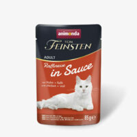 Animonda - Animonda Vom Feinsten Adult (Raffinesse in Sauce) alutasakos csirkefilé+borjú - Felnőtt macskák részére (85g)