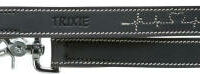 TRIXIE - Trixie Greased Leather lead - bőr nyakörv (fekete