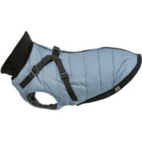 TRIXIE - Trixie Coat Pontis with Harness - kabát hámmal (kék-szürke