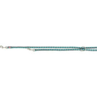 TRIXIE - Trixie Cavo Leash - kiképzőpóráz fonott kötélből (aqua-grafit) S-M (2m/Ø12mm)